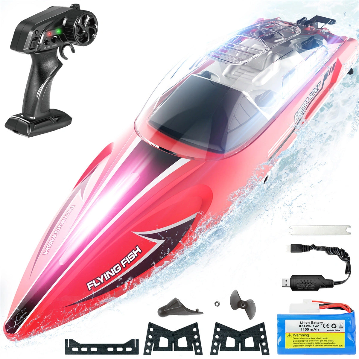 High-Speed RC Boat - 25km/h, Perfect for Lakes & Pools!